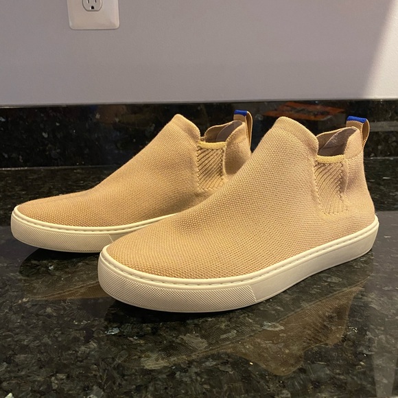 Rothy's Shoes - Rothy’s Retired Camel Merino Chelsea Boot, Size 9.5